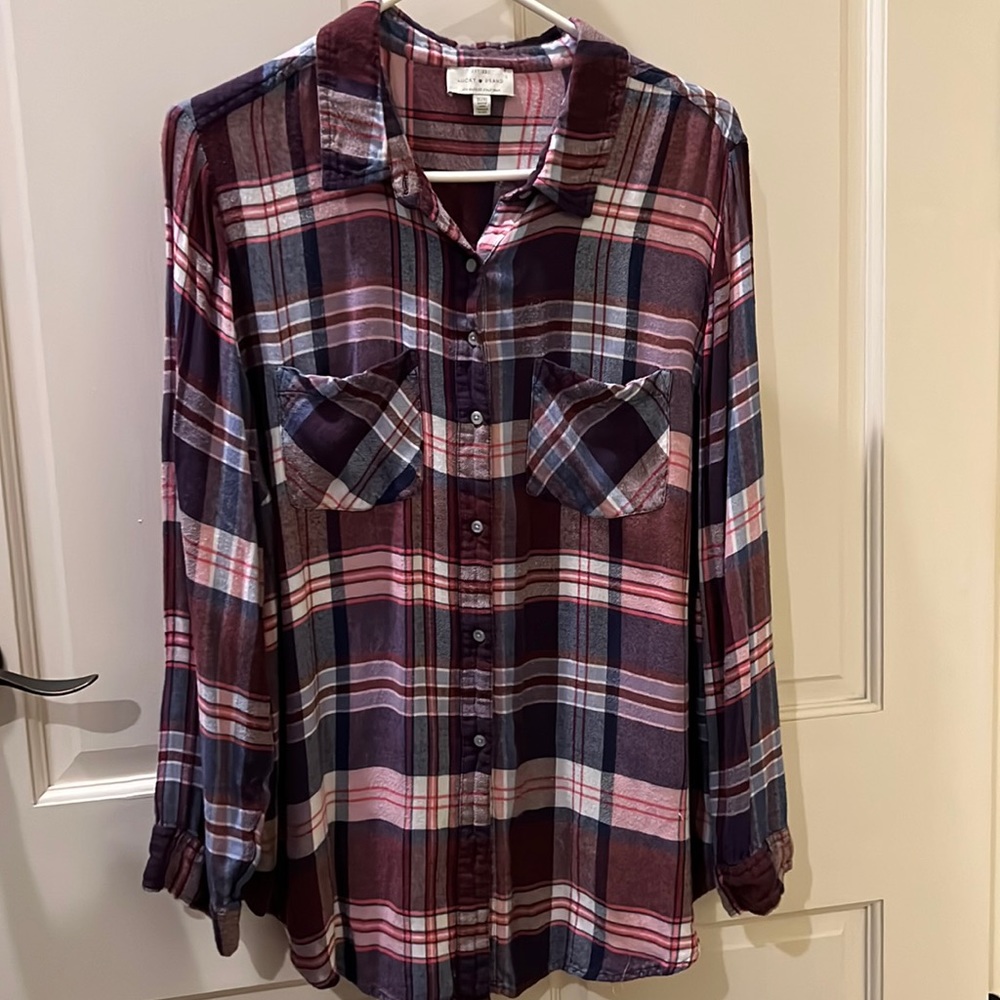 Lucky Brand Flannel. Size 1X.